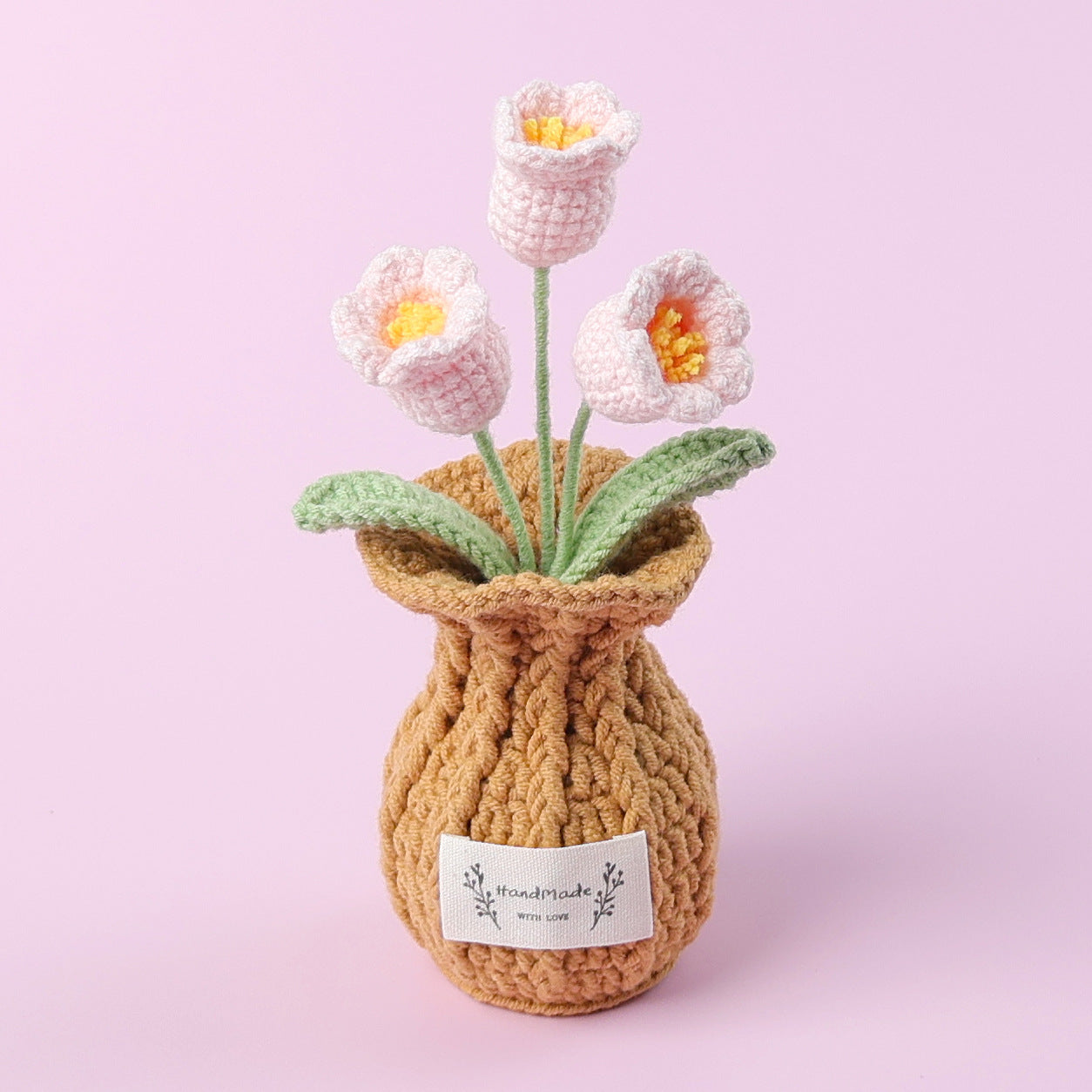 Crocheted potted plant 016