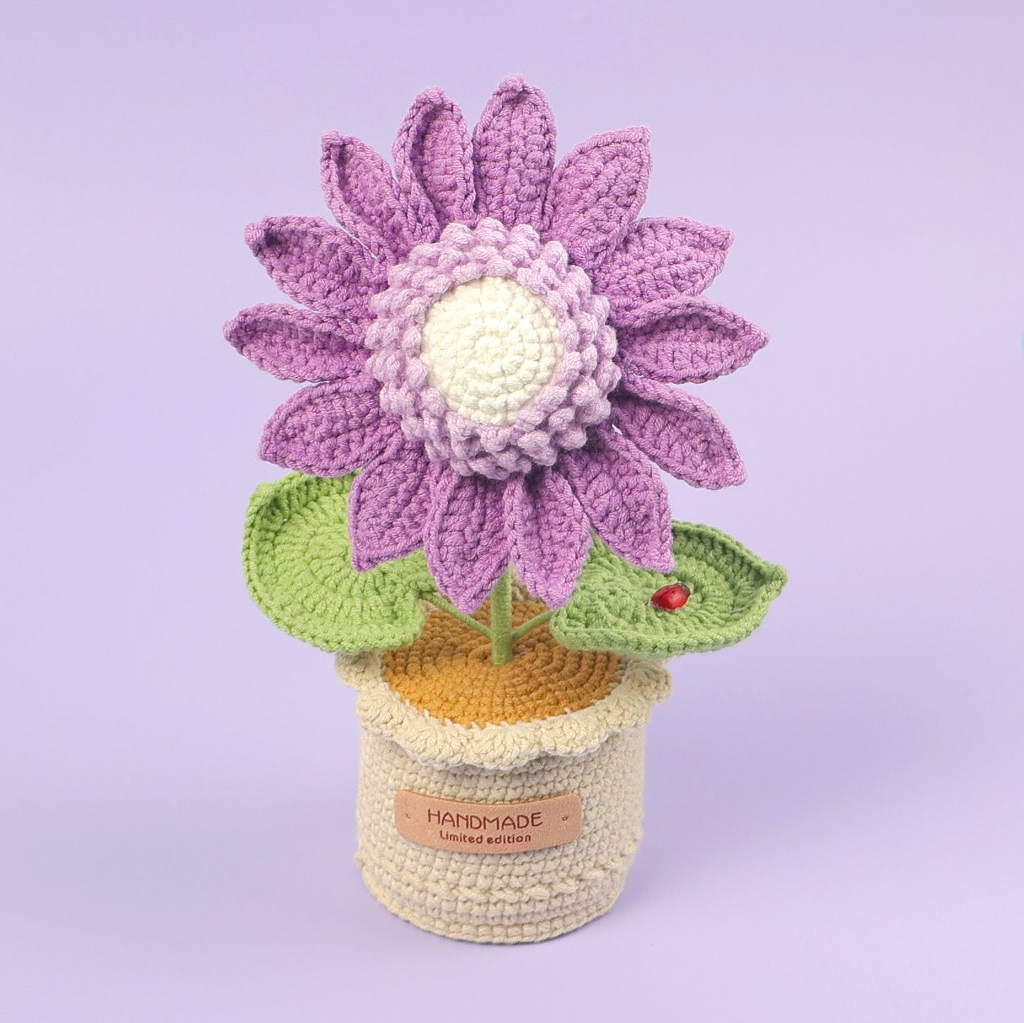 Crocheted potted plant 022