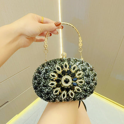 Rhinestone bag women's evening dress banquet clutch bag diamond handheld evening bag cheongsam bag