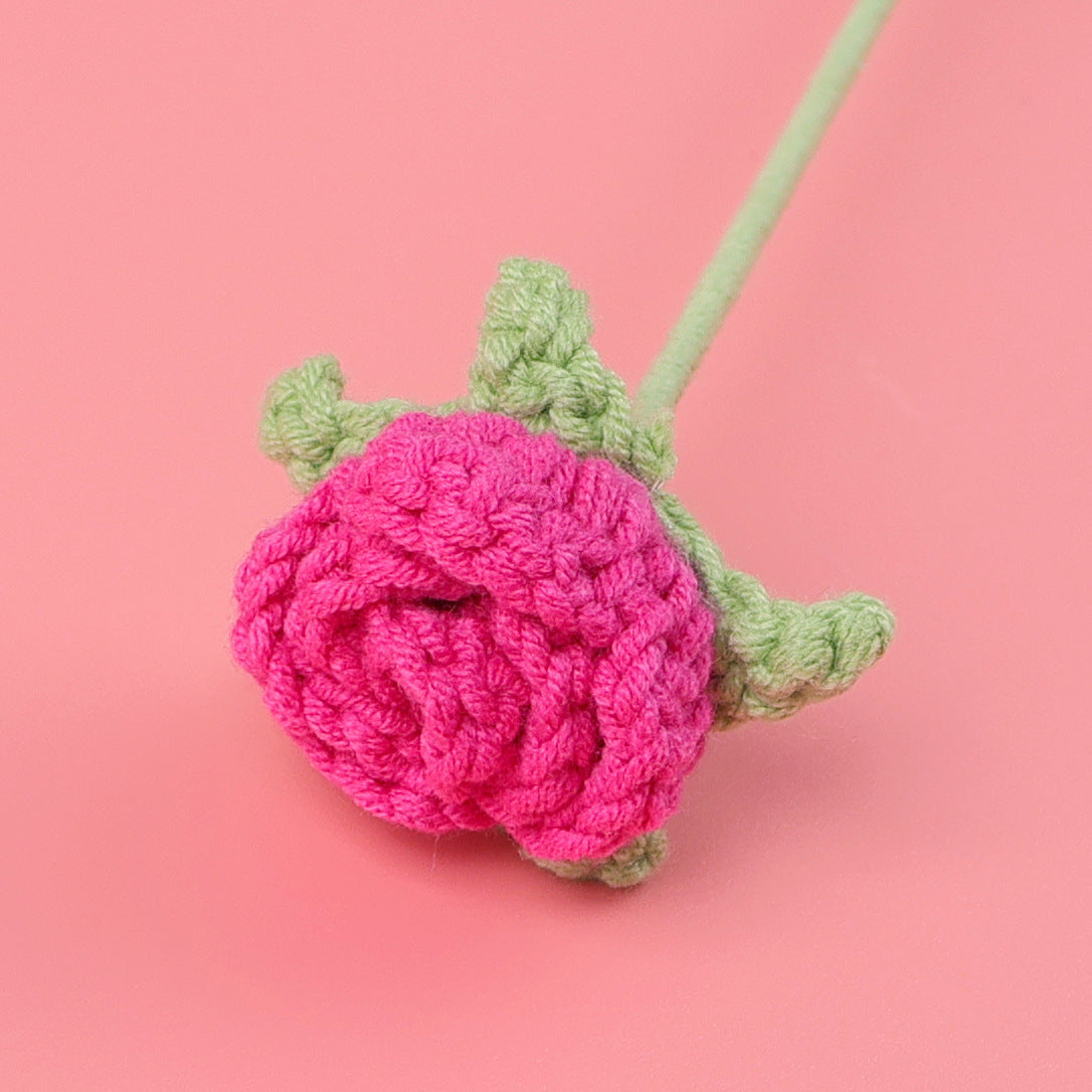 Crocheted Bubble Roses