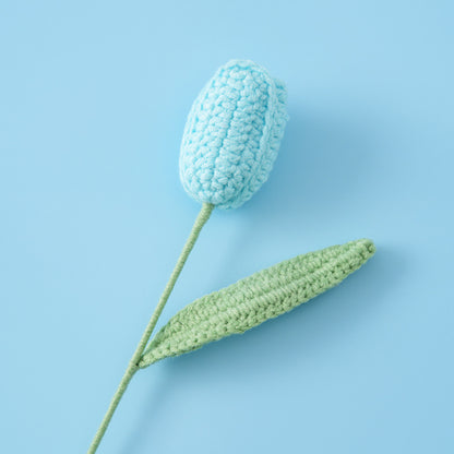 Crocheted Tulip Flower Branch