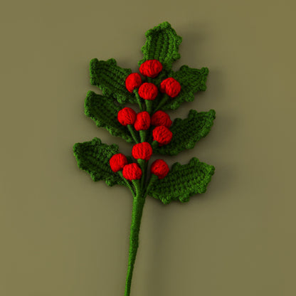 Crocheted Christmas bouquet series