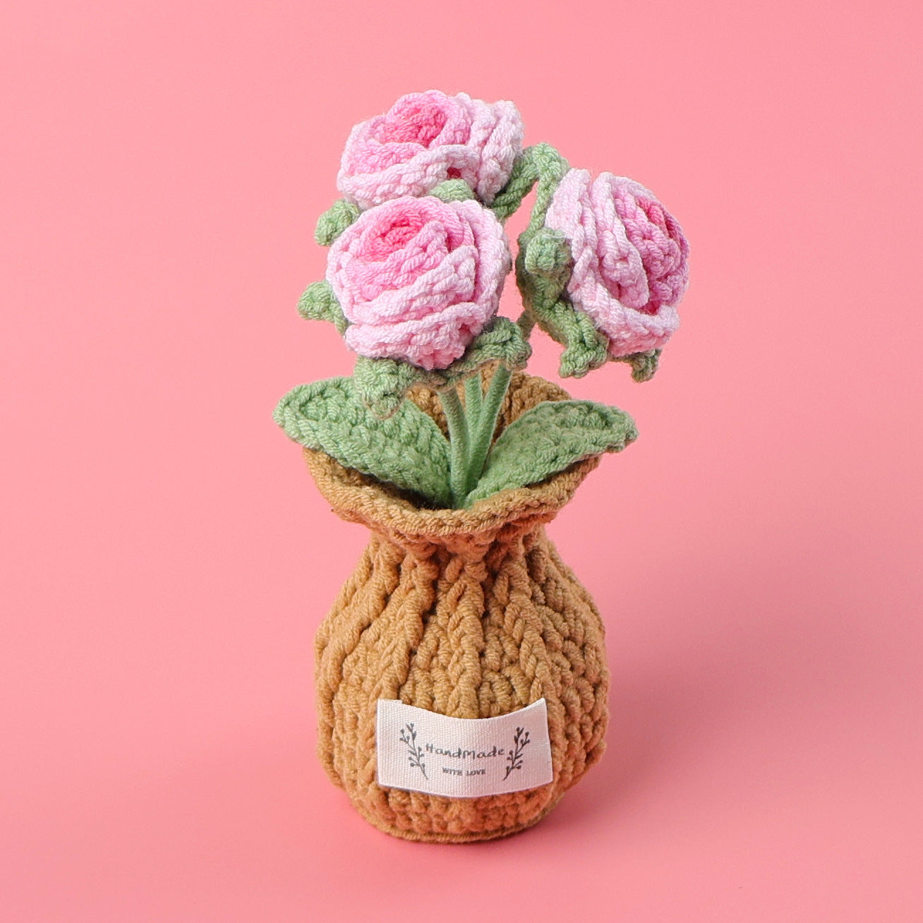 Crocheted potted plant 015