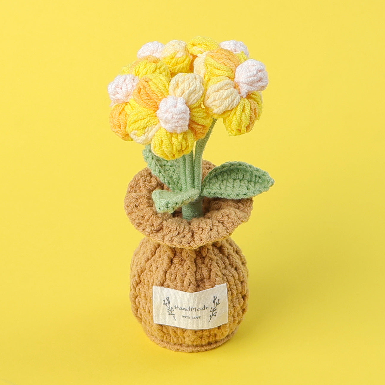 Crocheted potted plant 015