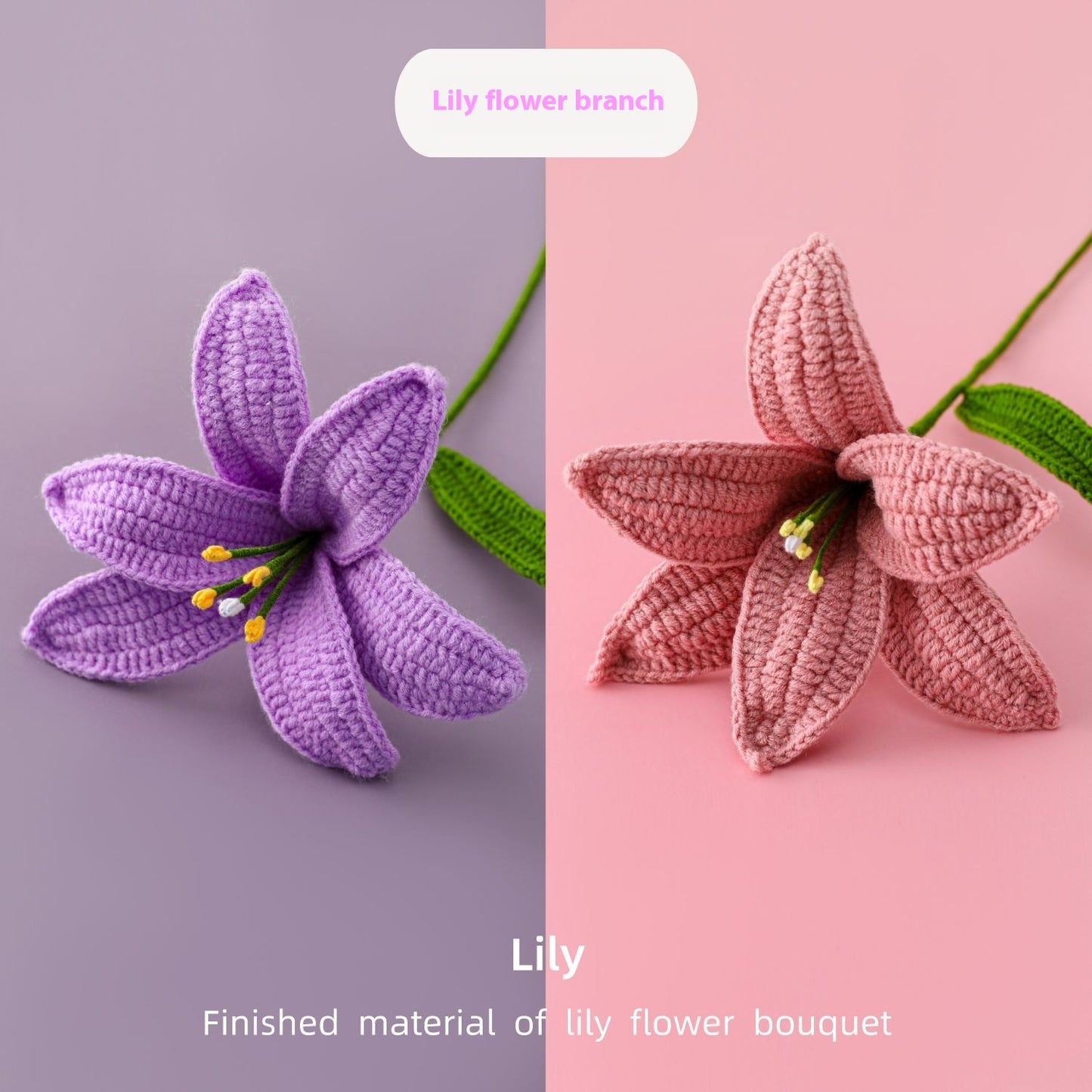 Crocheted lily