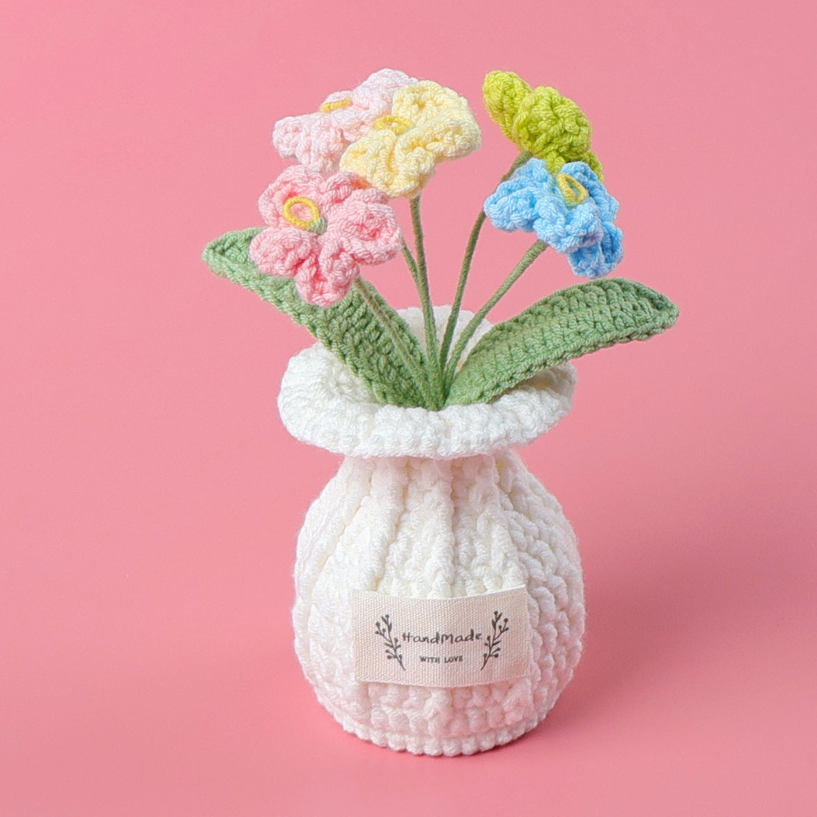 Crocheted potted plant 015