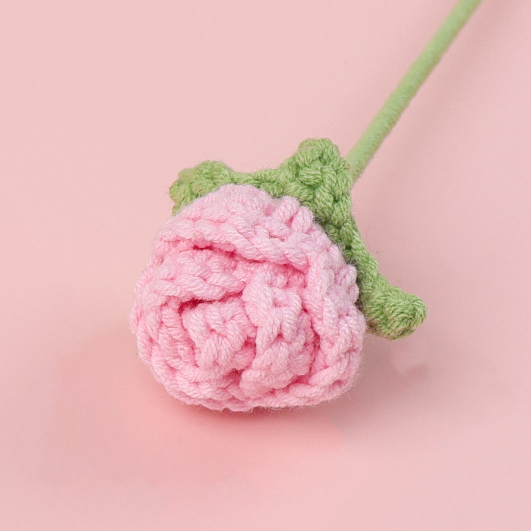 Crocheted Bubble Roses