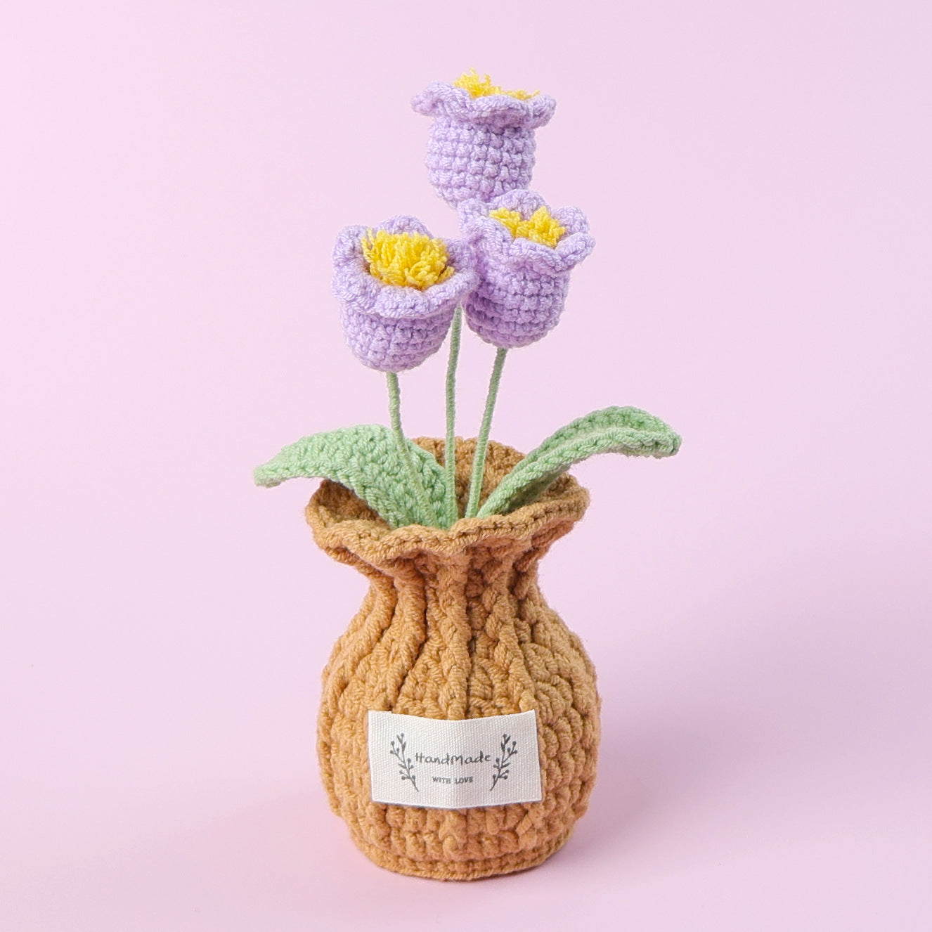 Crocheted potted plant 016