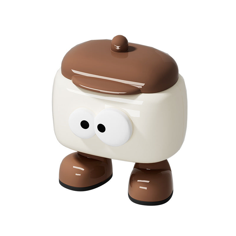 Toothpick box cotton swab box light luxury plastic toothpick holder cosmetic cotton box storage box