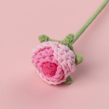 Crocheted Bubble Roses