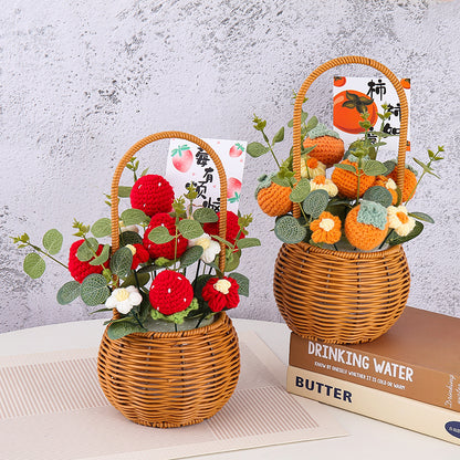 Crocheted potted plant 026
