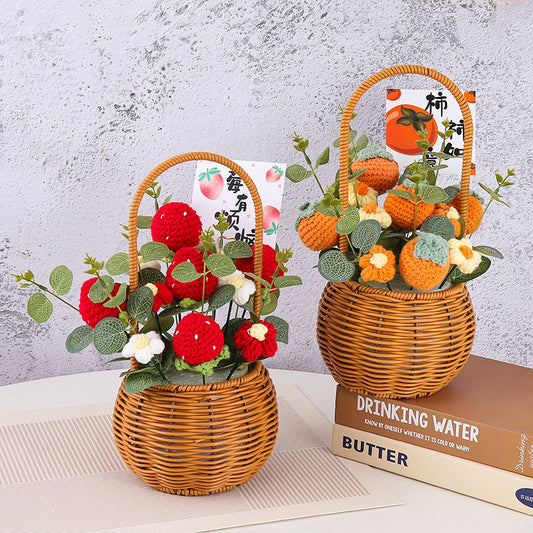Crocheted potted plant 026
