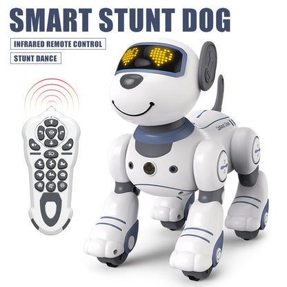 Intelligent remote control robot dog early education programming touch sensing electric stunt simulation toy dog electronic pet