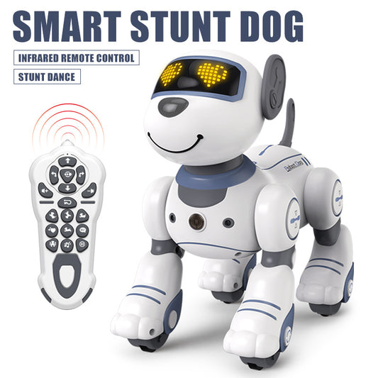 Intelligent remote control robot dog early education programming touch sensing electric stunt simulation toy dog electronic pet
