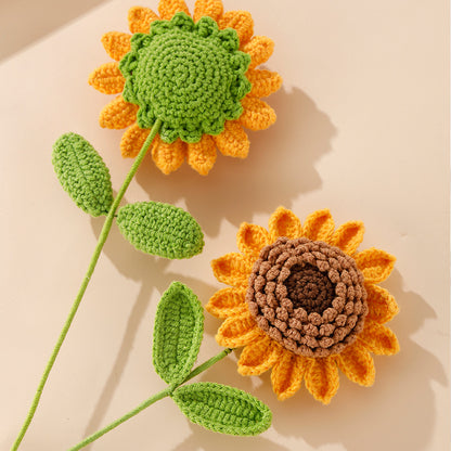 Crocheted Single Flower 002