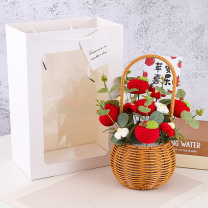 Crocheted potted plant 026
