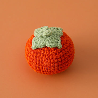 Hand-crocheted fruit and vegetable series pendant keychain