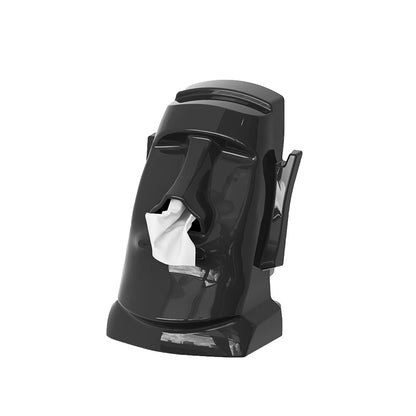 Gypsum tissue box household multifunctional desktop headset stand