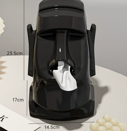 Gypsum tissue box household multifunctional desktop headset stand