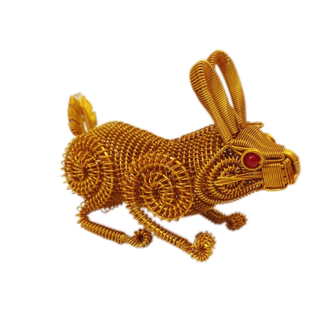 【Rabbit】Crafts Handmade Aluminum Wire Rabbit Model